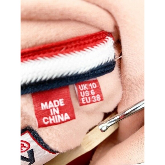 Superdry Womens Track And Field Hoodie Pink 6 - Picture 10 of 12